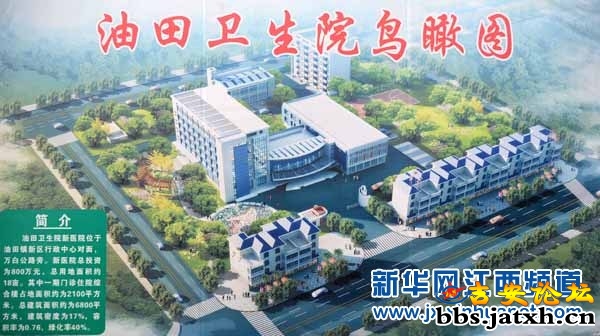 油田卫生院鸟瞰图